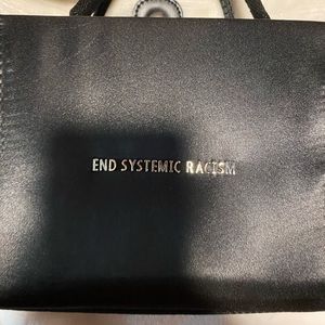 Brandon Blackwood satin ESR tote